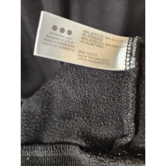 Three Dots Women's 1/2 Zip Pullover Sweater Gray Acrylic Rayon Size XL - Picture 6 of 6